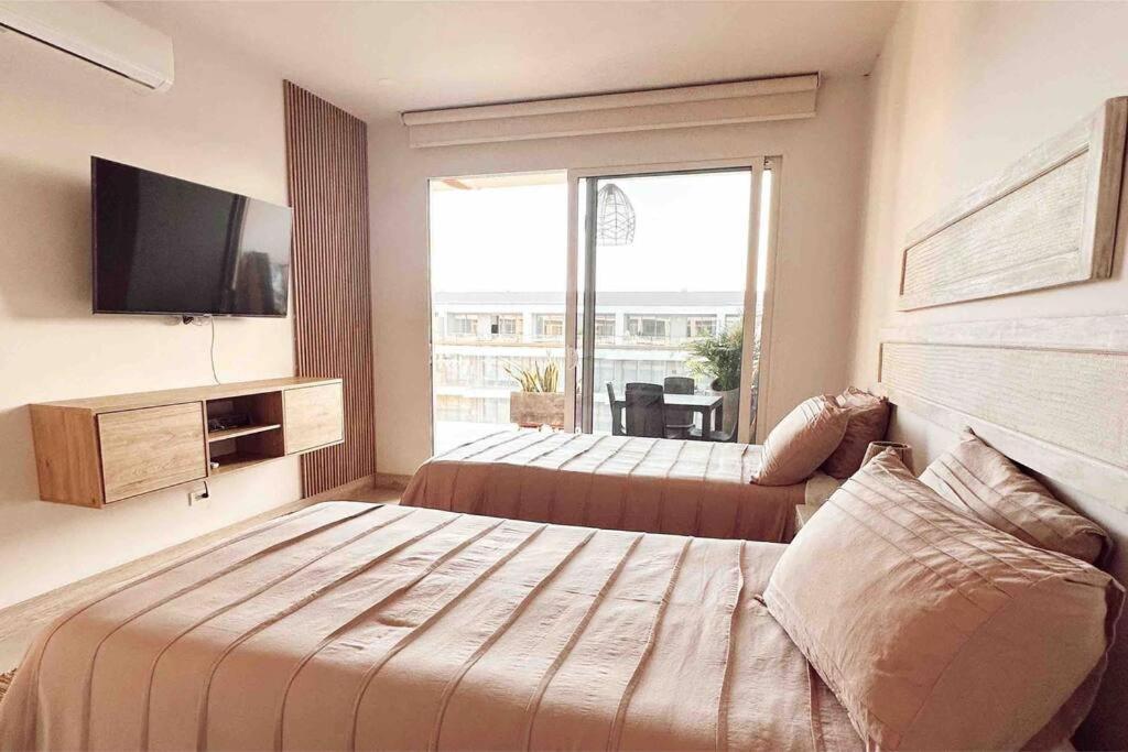 Apartamento Lujoso Penthouse - Vista Al Mar - Playa Privada Cartagena Exterior foto